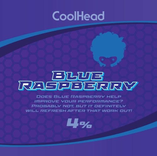 CoolHead Blue Raspberry, 44 cl ds