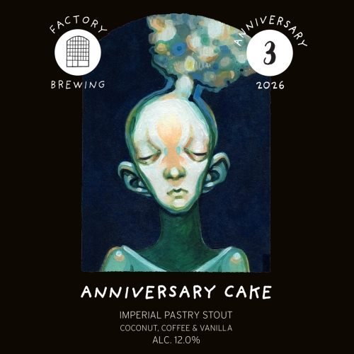 Factory Brewing Anniversary Cake, 44 cl ds