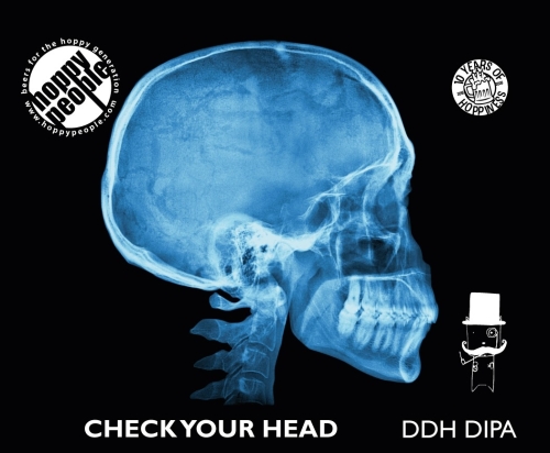 Hoppy People Check Your Head (collab Brewski), 44 cl ds