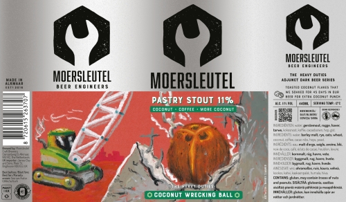 Moersleutel Coconut Wrecking Ball, 44 cl ds