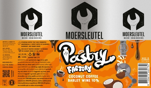 Moersleutel Pastry Factory Coconut Coffee Barley Wine, 44 cl ds