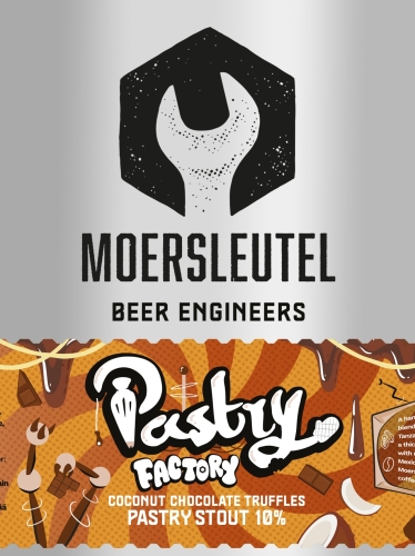 Moersleutel Pastry Factory Coconut Chocolate Truffles, 44 cl ds