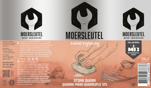 Moersleutel Stone Quern, 44 cl ds