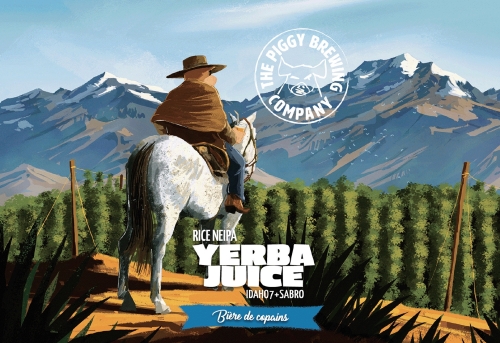 Piggy Yerba Juice, 44 cl ds